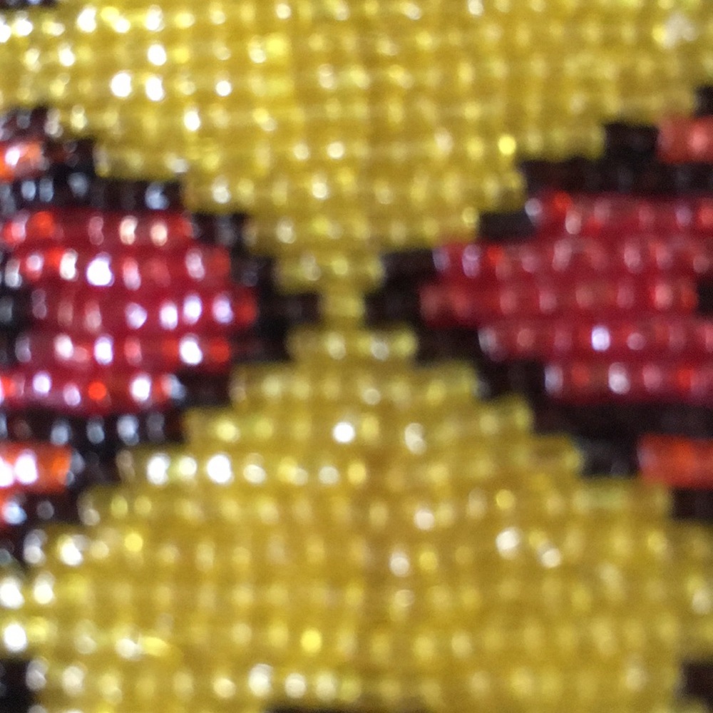 Beaded Native American Vintage Belt Buckle - Picture 5 of 8